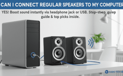 Can I Connect Regular Speakers to My Computer?