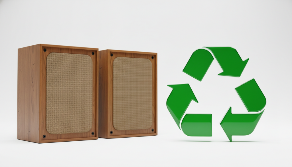 Can I Just Put Old Speakers in Blue Recycling Bin? (Guide)