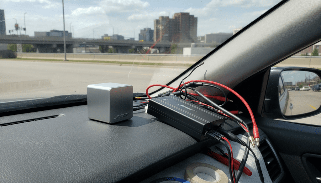 Can I Put Lifestyle Powered Bose Speakers in a Car?