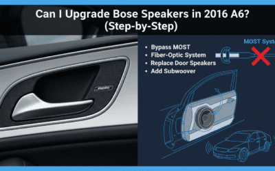 Can I Upgrade Bose Speakers in 2016 A6? (Step-by-Step)