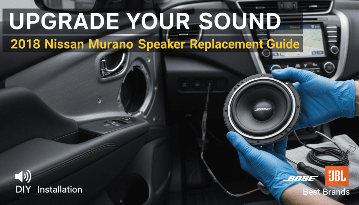 Can I Upgrade the Speakers in My 2018 Nissan Murano?