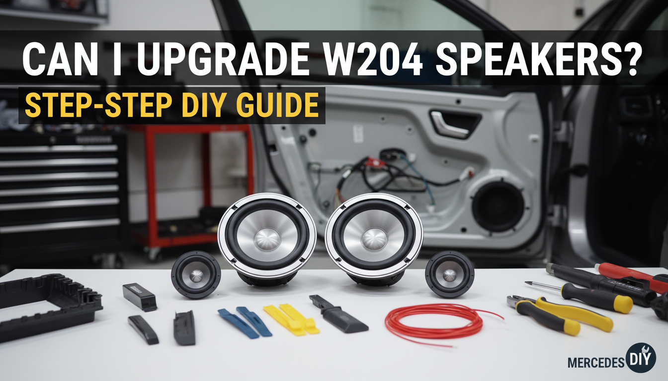 Can I Upgrade W204 Speakers? Step-by-Step DIY Guide