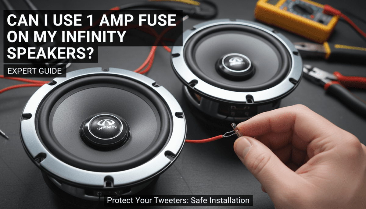 Can I Use 1 Amp Fuse on My Infinity Speakers? Expert Guide