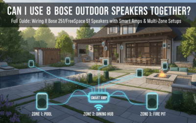 Can I Use 8 Bose Outdoor Speakers Together? (Full Guide)