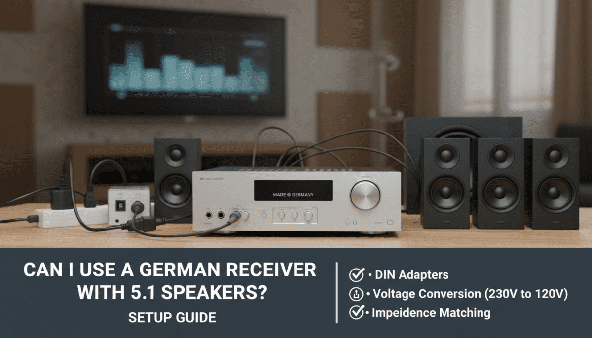 Can I Use a German Receiver with 5.1 Speakers? (Setup Guide)