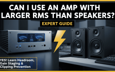 Can I Use an Amp with Larger RMS Than Speakers? (Expert Guide)