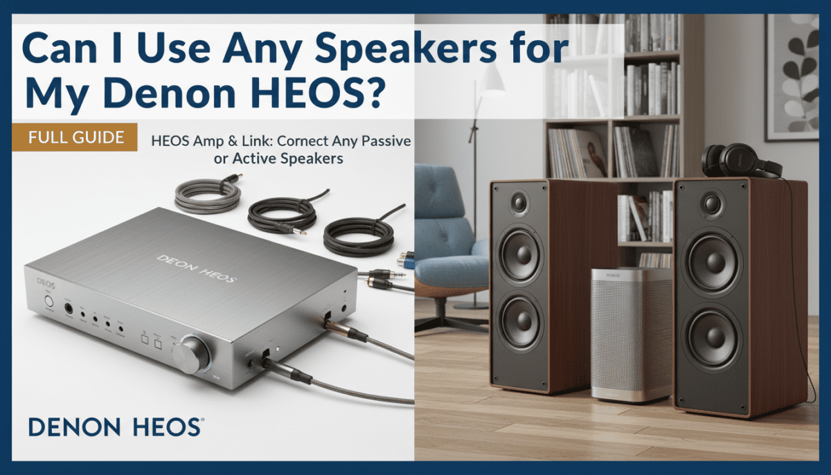 Can I Use Any Speakers for My Denon HEOS? (Full Guide)