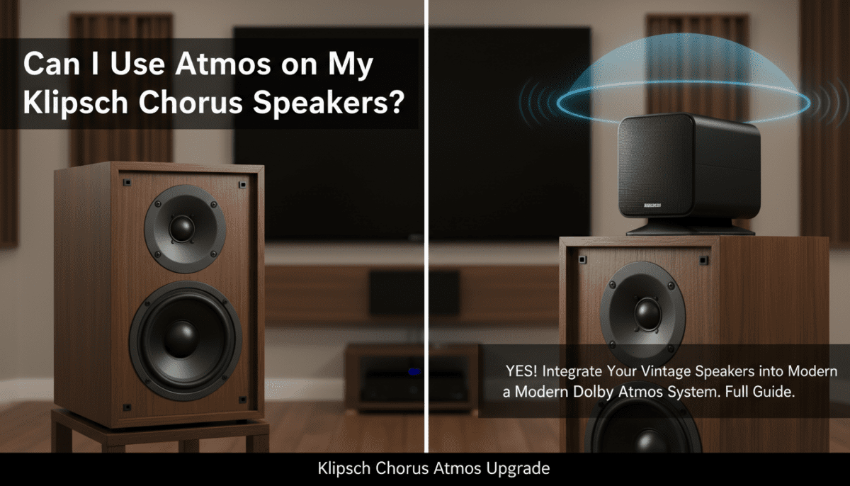 Can I Use Atmos on My Klipsch Chorus Speakers? (Full Guide)
