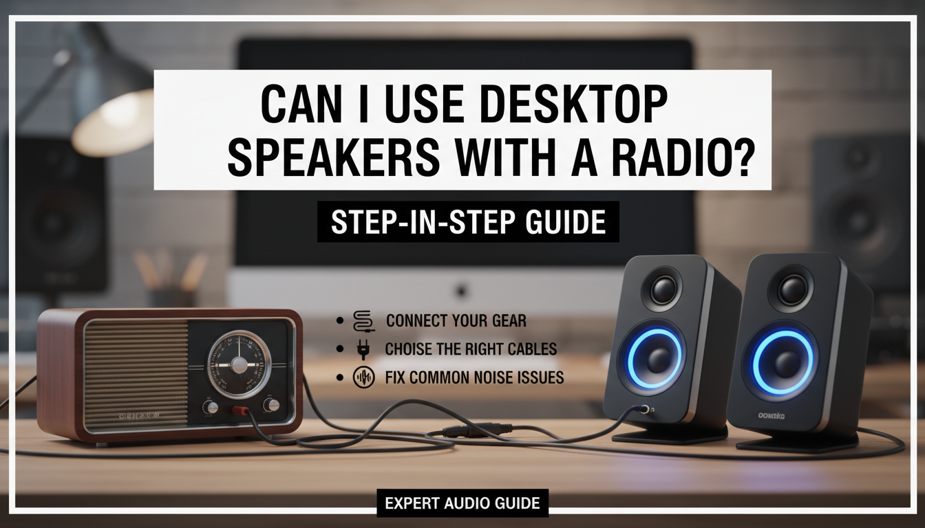 Can I Use Desktop Speakers with a Radio? (Step-by-Step Guide) Can I Use Desktop Speakers with a Radio? (Step-by-Step Guide)