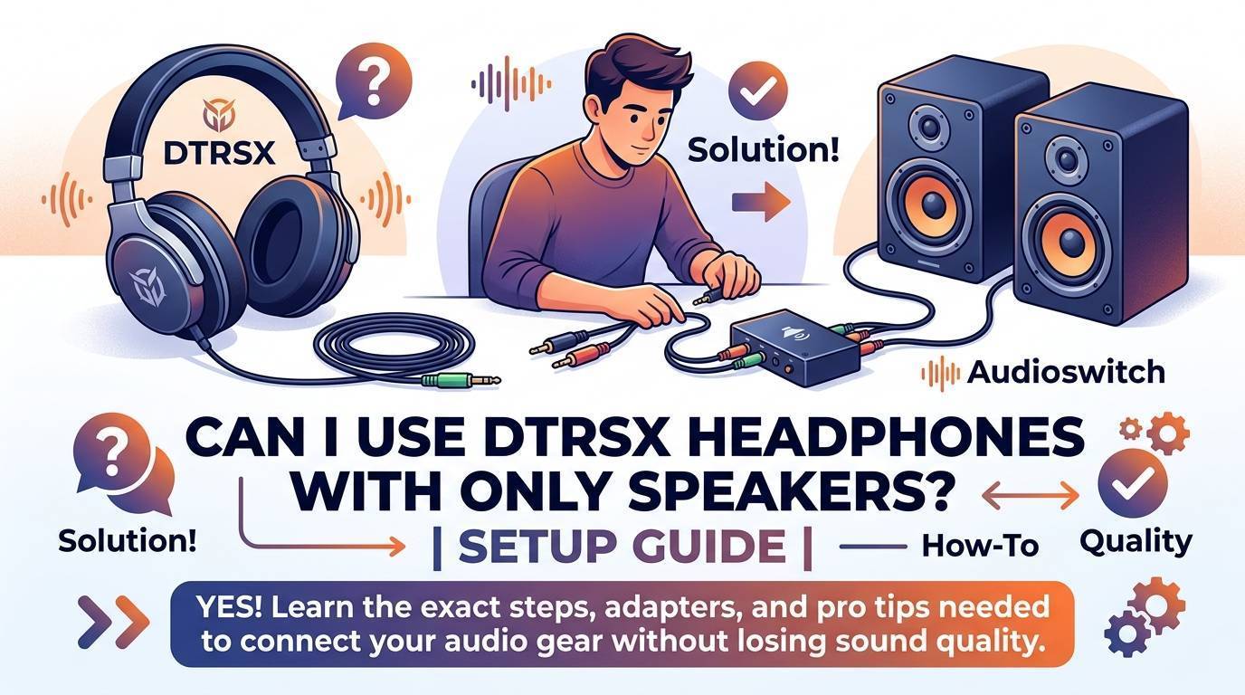 Can I Use DTRSX Headphones with Only Speakers? | Setup Guide