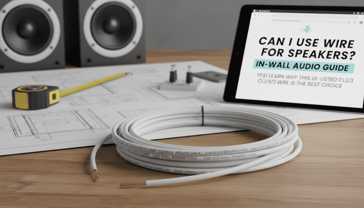Can I Use E46194 Wire for Speakers? (In-Wall Audio Guide)