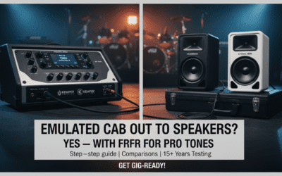 Can I Use Emulated Cab Output to Speakers?