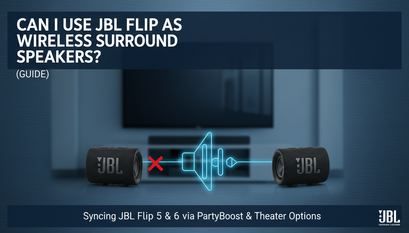 Can I Use JBL Flip as Wireless Surround Speakers? (Guide) Can I Use JBL Flip as Wireless Surround Speakers? (Guide)