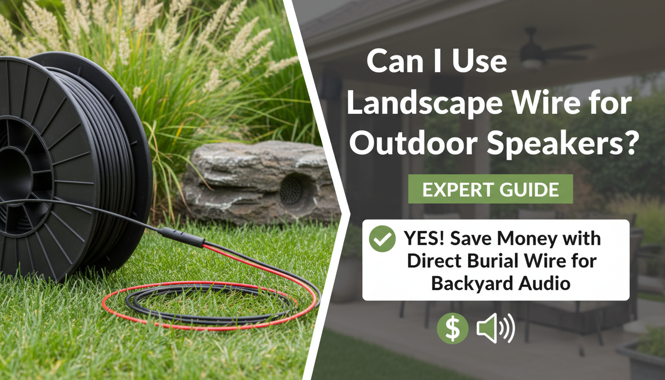 Can I Use Landscape Wire for Outdoor Speakers? Expert Guide Can I Use Landscape Wire for Outdoor Speakers? Expert Guide