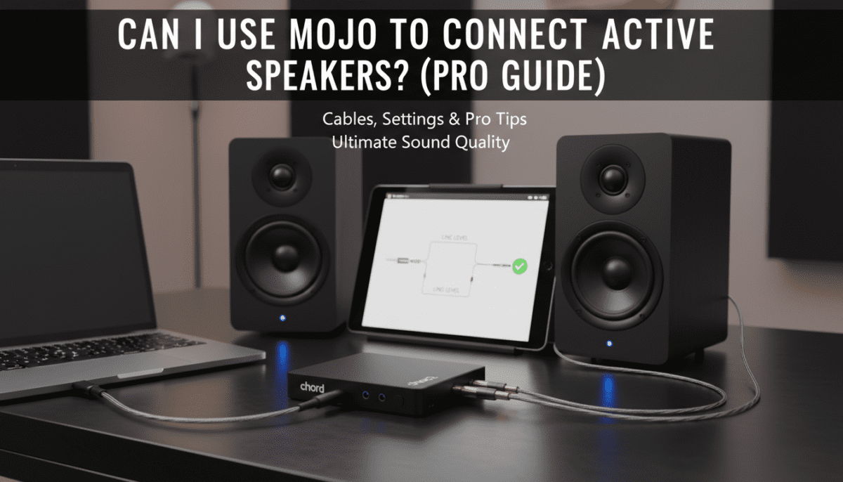 Can I Use Mojo to Connect Active Speakers? (Pro Guide)
