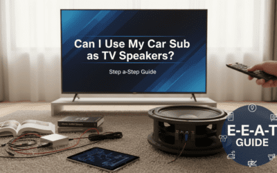 Can I Use My Car Sub as TV Speakers? (Step-by-Step Guide)
