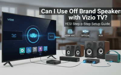 Can I Use Off Brand Speakers with Vizio TV? (Step-by-Step)