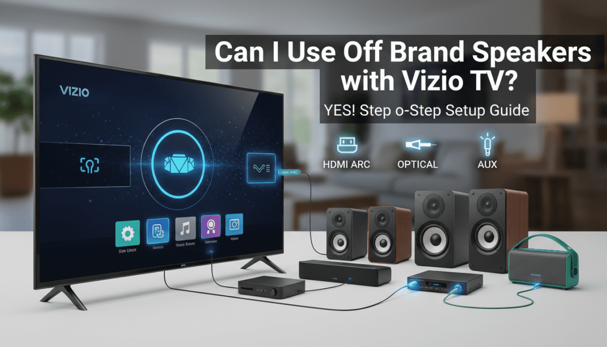 Can I Use Off Brand Speakers with Vizio TV? (Step-by-Step)