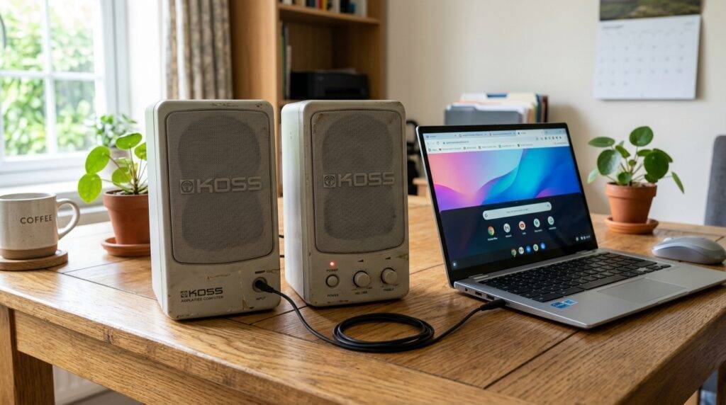 Can I Use Old Koss Computer Speakers on a Chromebook? (Guide)