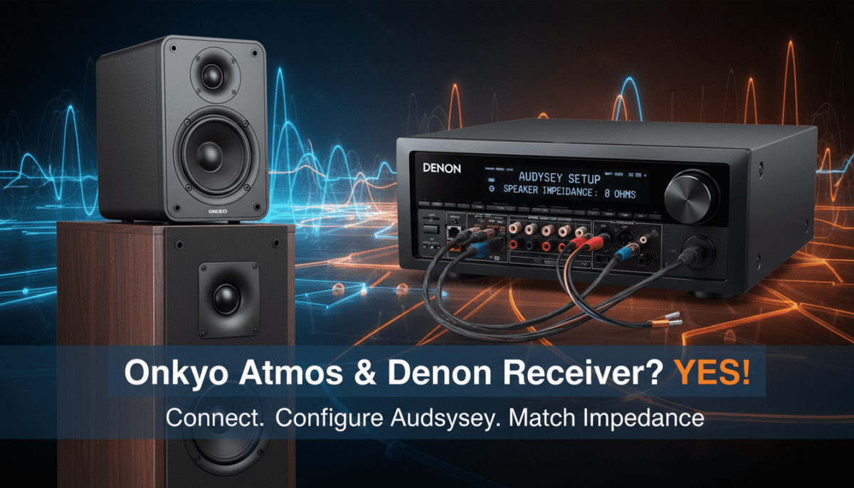 Can I Use Onkyo Atmos Speakers with a Denon Receiver?