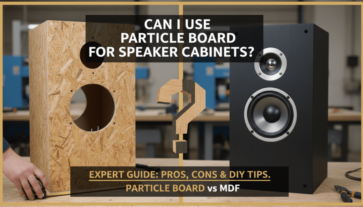 Can I Use Particle Board for Speaker Cabinets? Expert Guide