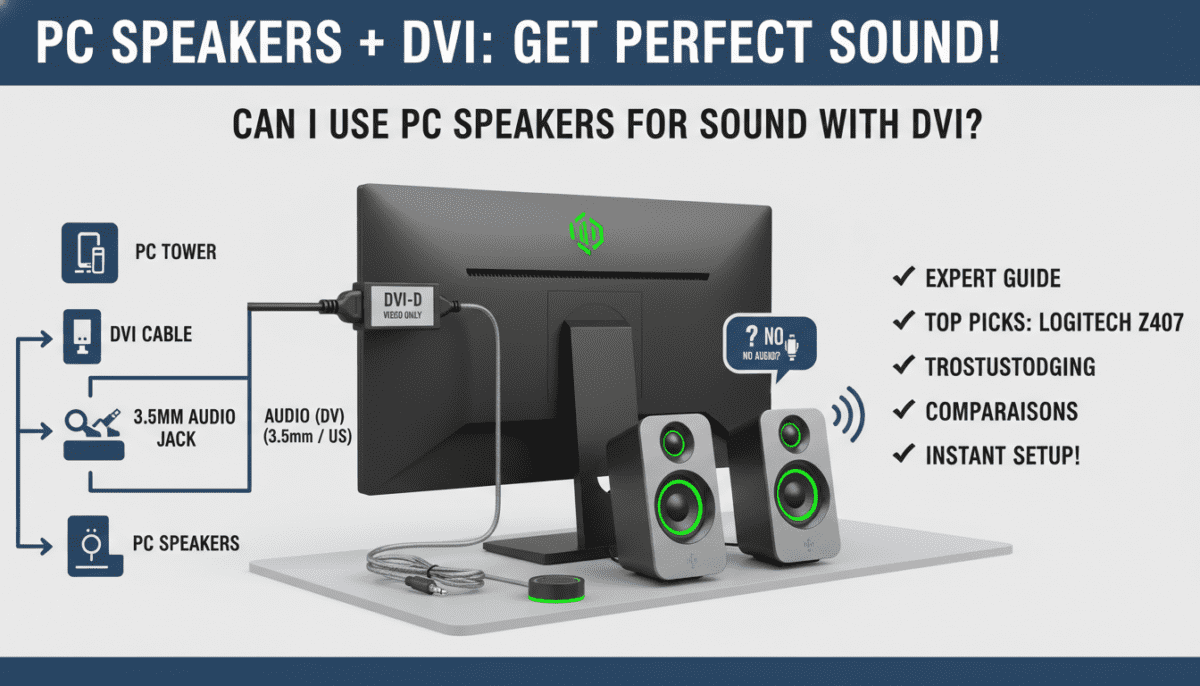 Can I Use PC Speakers for Sound with DVI?