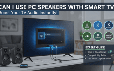 Can I Use PC Speakers with Smart TV?