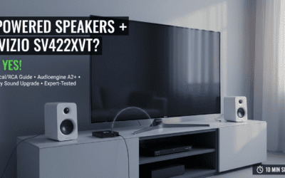 Can I Use Powered Speakers with Vizio SV422XVT?