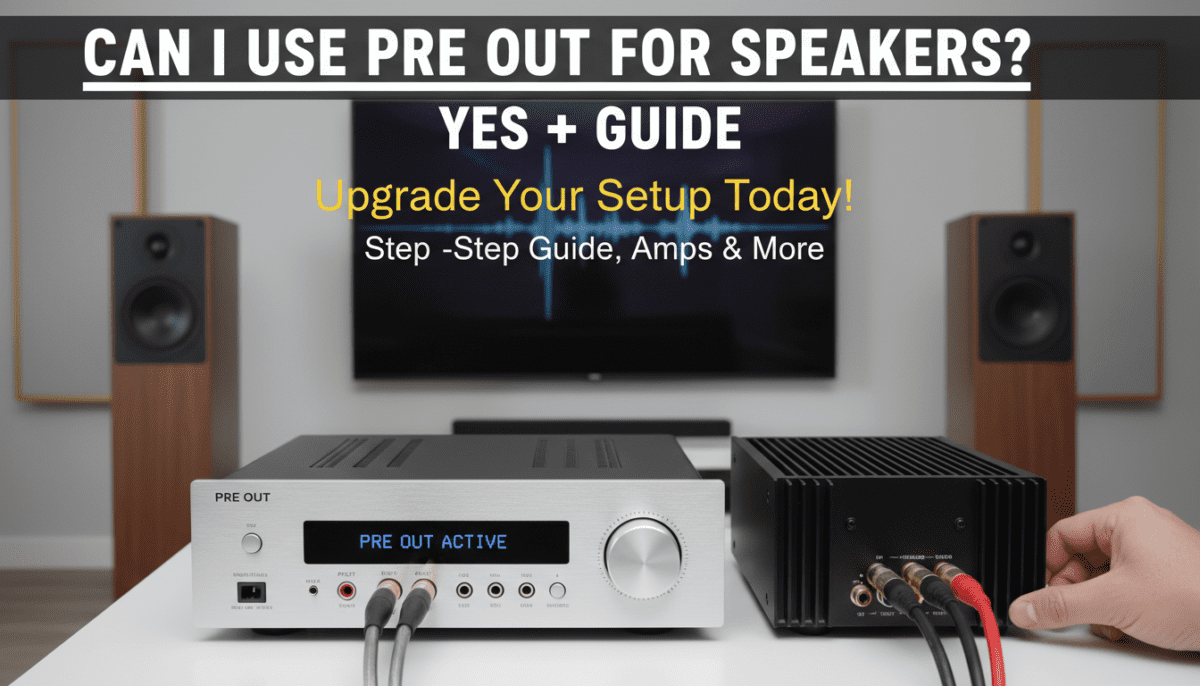 Can I Use Pre Out for Speakers? Yes + Guide
