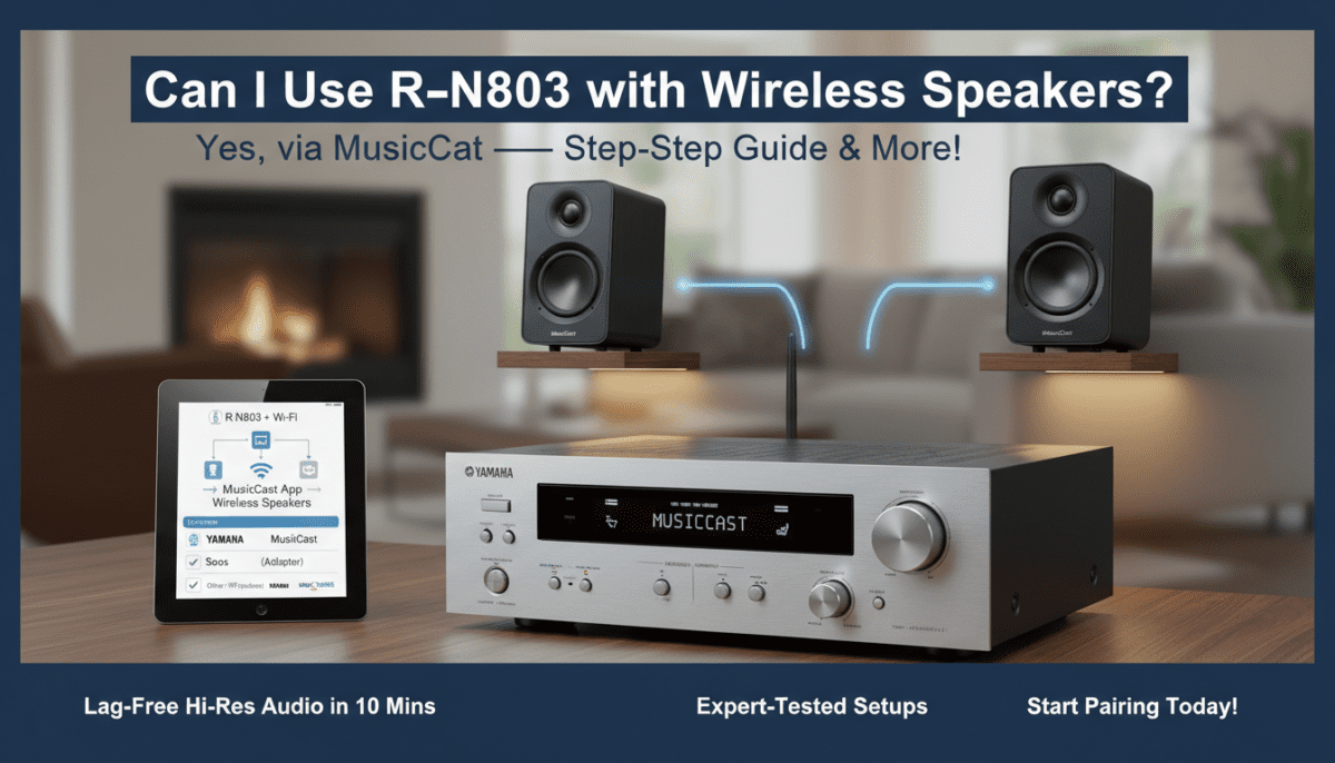 Can I Use R-N803 with Wireless Speakers?
