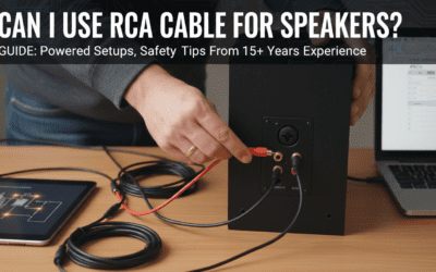 Can I Use RCA Cable for Speakers? Guide