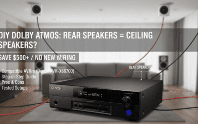Can I Use Rear Speaker Channel as Atmos Ceiling Speakers