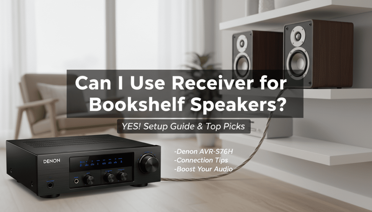 Can I Use Receiver for Bookshelf Speakers?