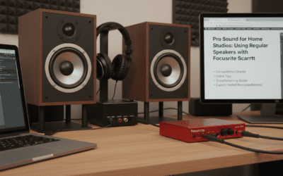 Can I Use Regular Speakers with Focusrite Scarlett?