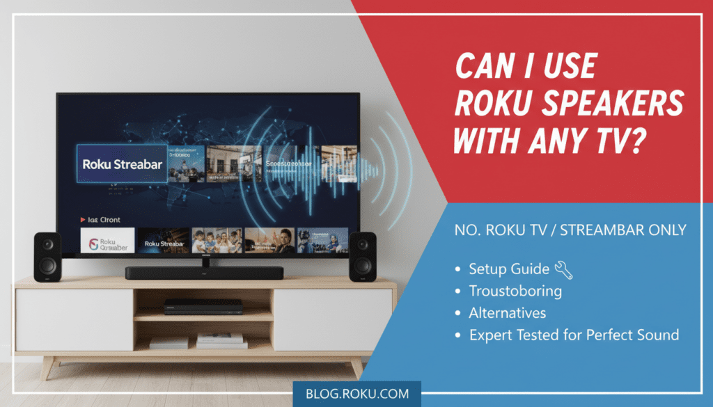 Can I Use Roku Speakers with Any TV?
