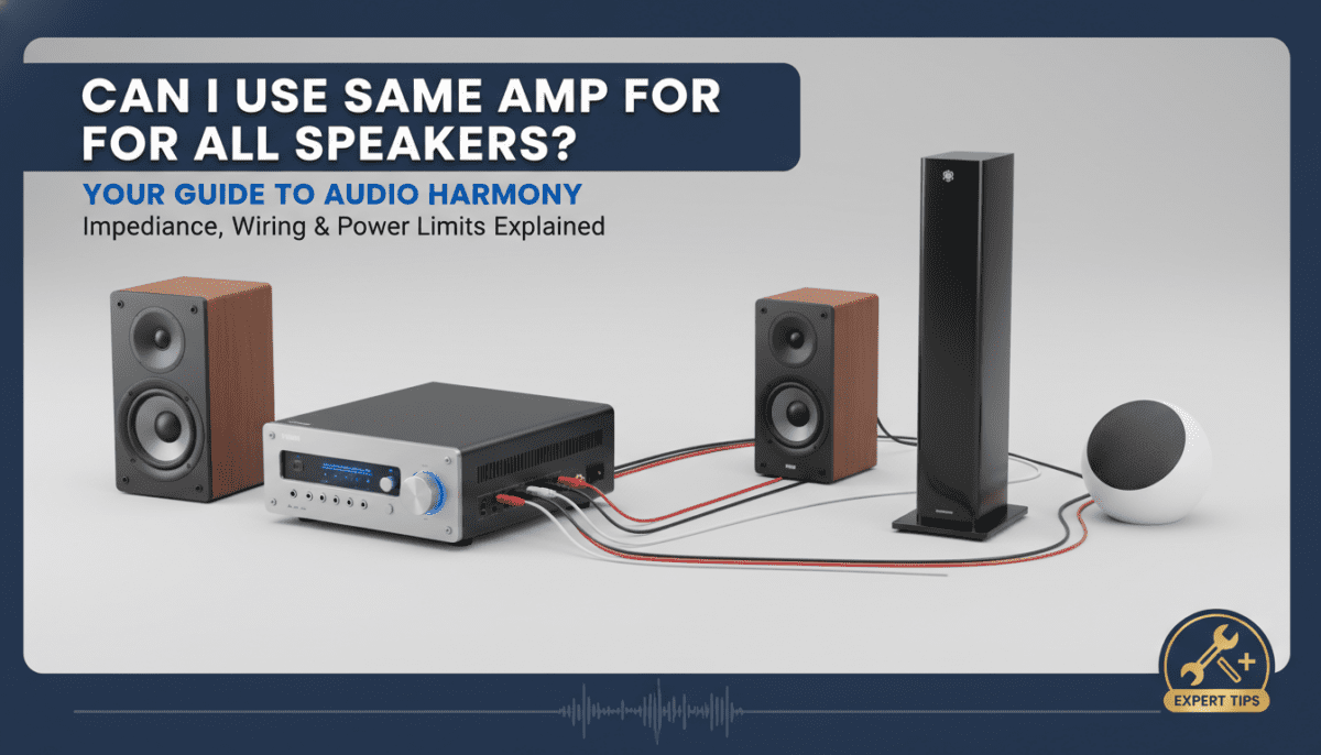 Can I Use Same Amp for All Speakers? Guide