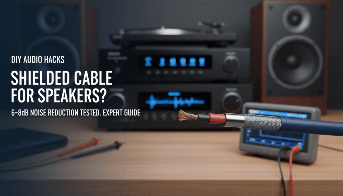 Can I Use Shielded Cable for Speakers?
