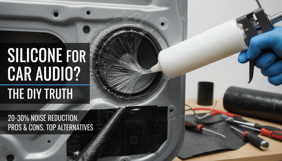 Can I Use Silicone as Sound Deadening for Car Speakers?