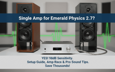 Can I Use Single Amp for Emerald Physics 2.7 Speakers?