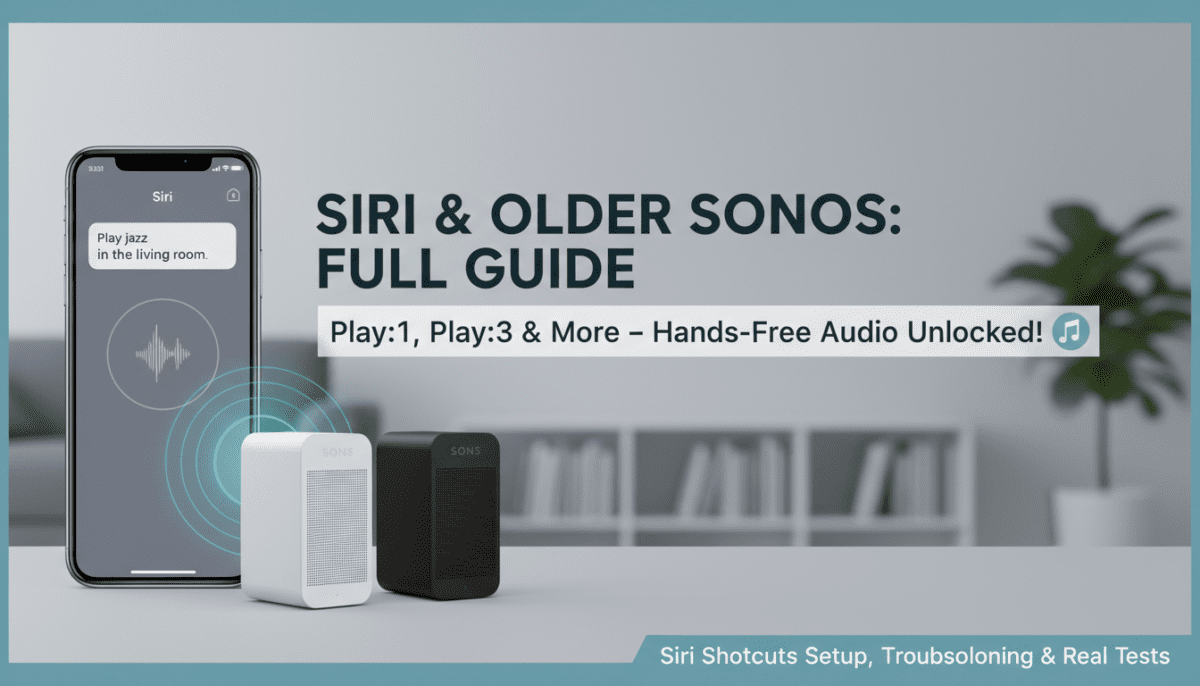 Can I Use Siri for Older Sonos Speakers?