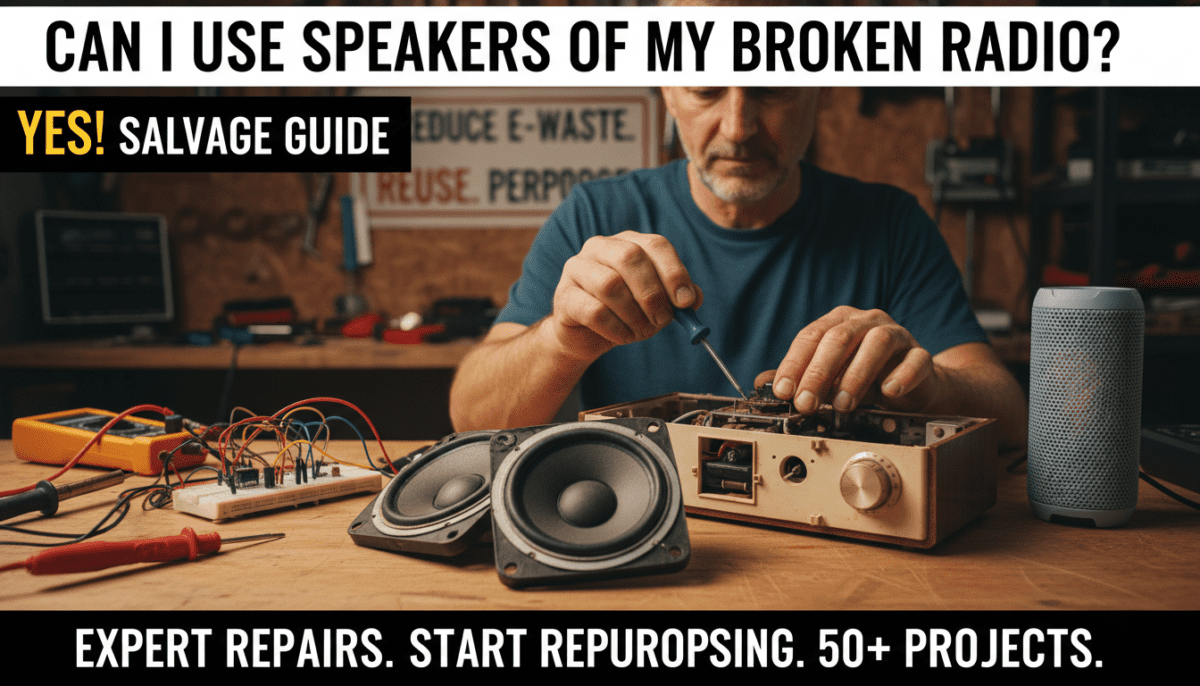 Can I Use Speakers of My Broken Radio?