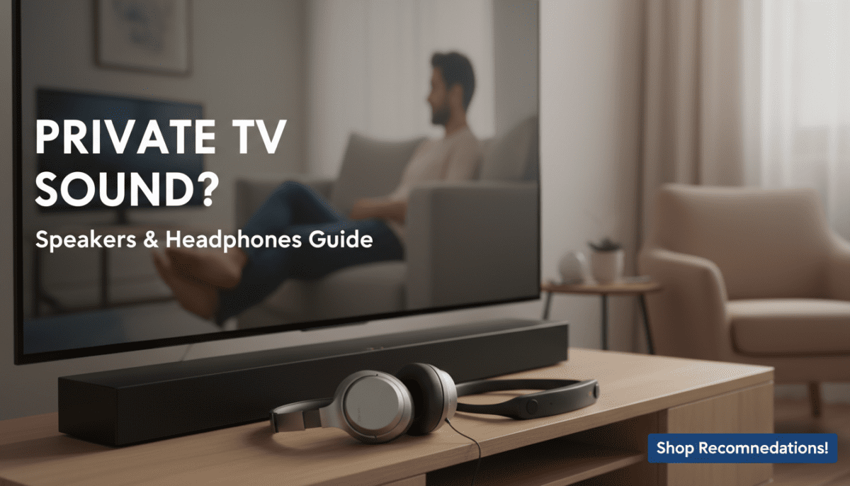 Can I Use Speakers So Not Everyone Hears TV Audio?