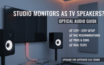 Can I Use Studio Monitors as TV Speakers Optical?