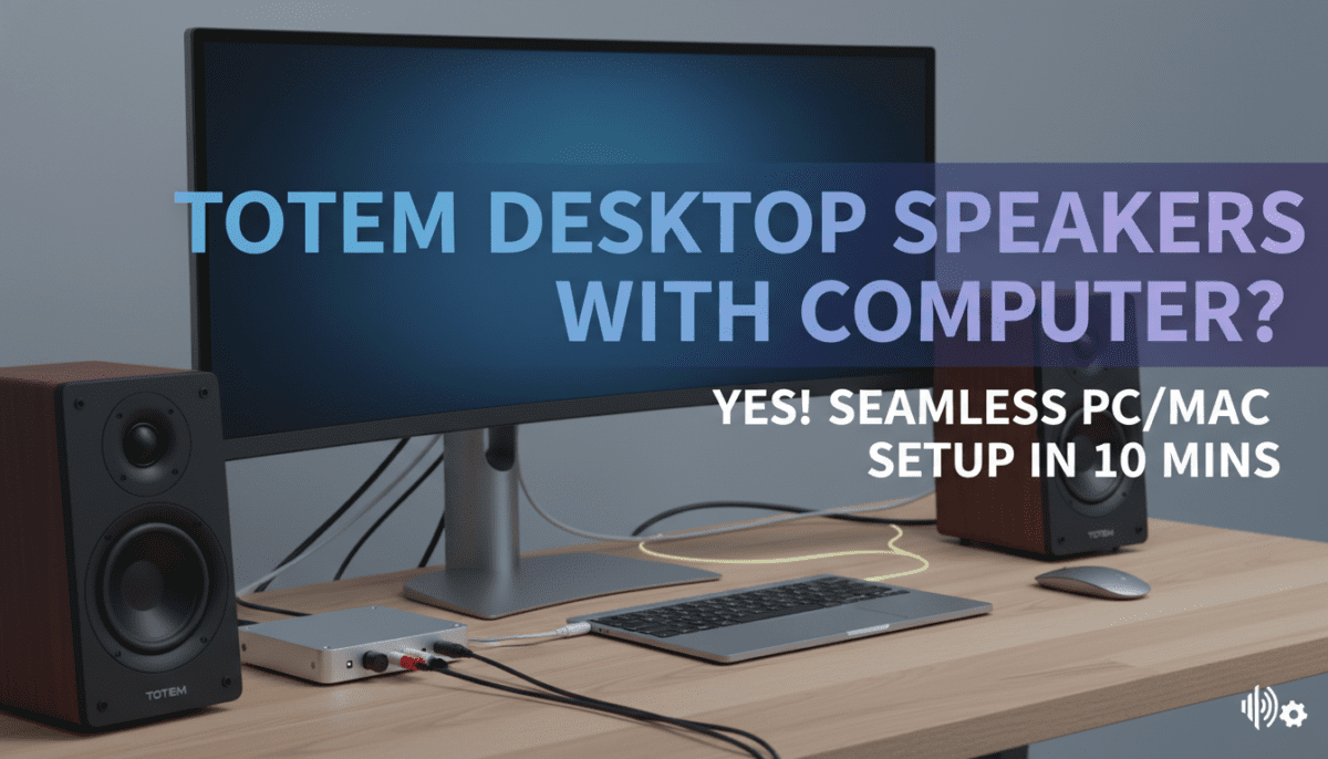 Can I Use Totem Desktop Speakers with Computer?