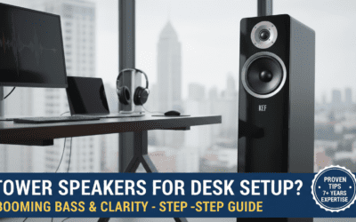 Can I Use Tower Speakers for Desk Setup?