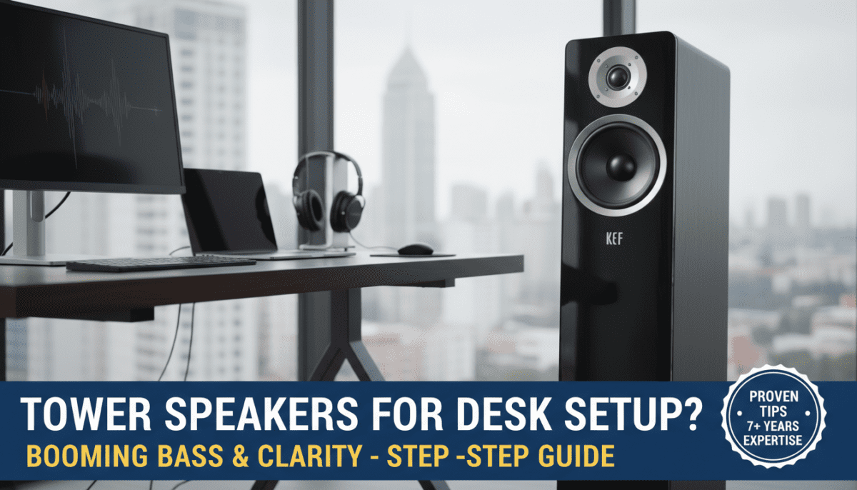 Can I Use Tower Speakers for Desk Setup?