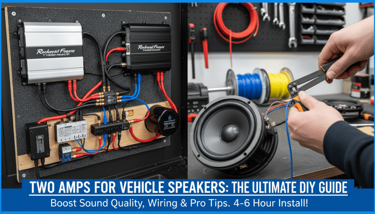 Can I Use Two Amps for Vehicle Speakers?