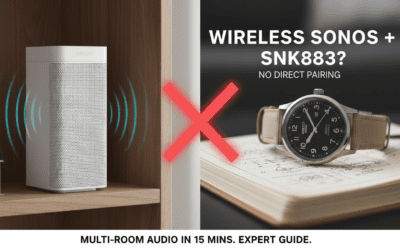 Can I Use Wireless Sonos with SNK803?