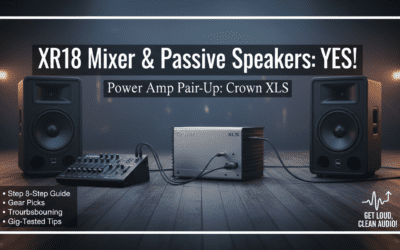Can I Use XR18 Mixer with Passive Speakers?