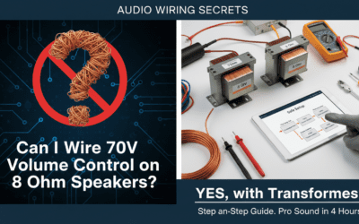 Can I Wire 70V Volume Control on 8 Ohm Speakers?